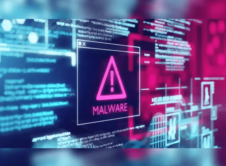 Image of malware attack