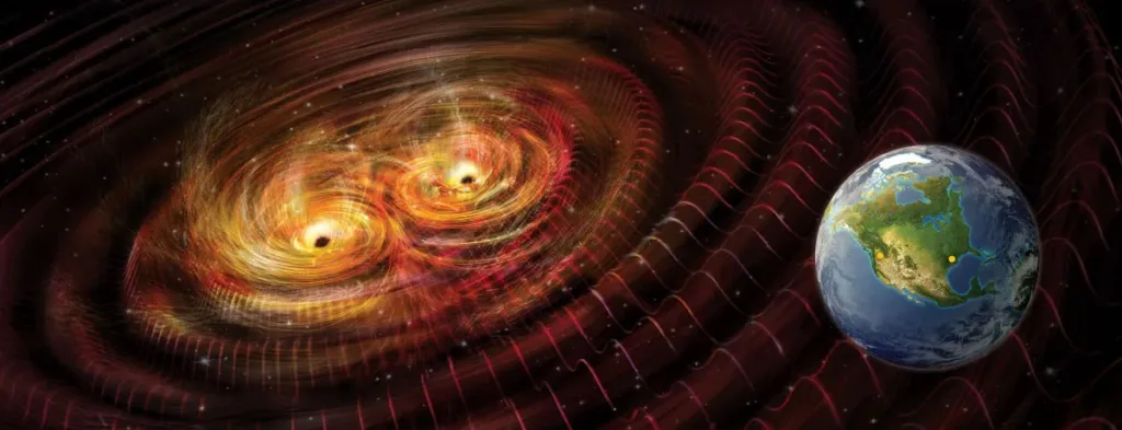 Demystify Gravitational Waves - two gravitational waves imagined near earth