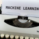 machine learning typed by typewriter Supervised and Unsupervised Learning